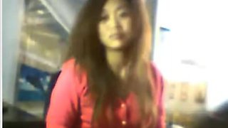 Chinese hotty shows valuable milk cans