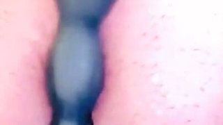Squirting with Toy