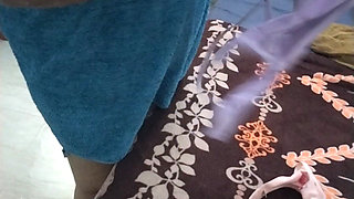 Hot Dress Wearing After Bath