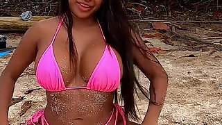 Uncut - Big Tits Thai Bombshell Gets Picked up on The Beach - Behind the Scenes