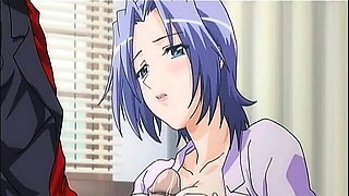 Redhead Hentai Schoolgirl Gets Double Creampie in Dorm Orgy