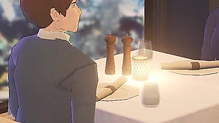 Quickie a Love Hotel Story: Professor Giving Foot Job to Her Student in the Restaurant He Busted Nut in His Pants - Episode 6