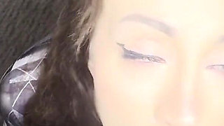 POV BJ & Doggy on Hard BBC Till Cum Swallowing