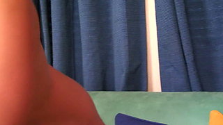 I was rubbing my clit when my stepbro's friend came and gave me a huge load of spunk