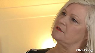 OldNanny - Mature Blonde BBW Lesbians Kissing And Fondling
