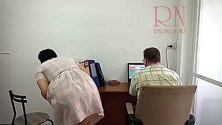 The boss is fucking the secretary Securitycam 3