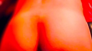 Evening Massage of My Vagina with a Rubber Dildo