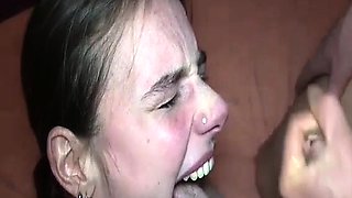 Gang bang double fisting and ass fucked teen slut