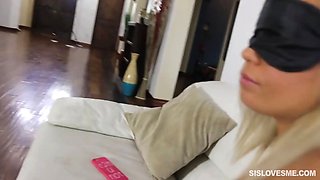 Sweetie gets tricked into sucking off her brutha