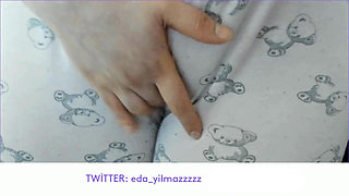 Cameltoe- Masturbate with Pajama- Rubbing Pussy with Pajama