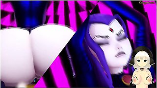 Hentai Anime In Gwen Ben 10 X Raven Dance Party Hentai