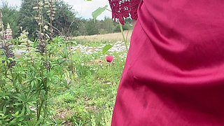Gardend Outside Pissing Fun