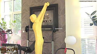 Contortion Multi Layer Spandex Suit in Gym