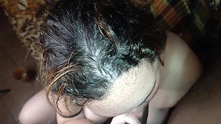 Naughty Wife Creampie with Lover's Big Cock While Cuckold Films
