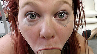 Chunky Girl Tit Slaps, Spankings Deepthroat!