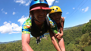 Zipline and sex with Thai girlfriend
