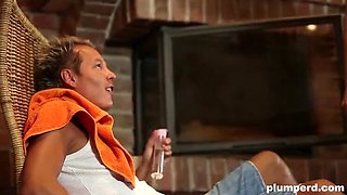 Hairy Mature Dominika Gets a Cumshot After a Massage