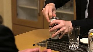 Japanese teen oil fingering her tight pussy