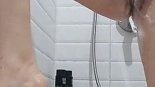 Hairy Pussy Shaving and Washing