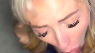 Hot Blonde Swallows BBC Taboo - James Hardon