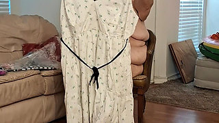 Big Beauty Nurse Vicki Tries on New Clothing Order for You Part 1