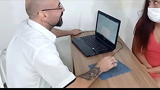 Brazilian Ksalnovinhos Bares Big Butt for Doctors Exam