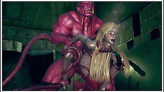 Claire Redfield, Jill Valentine And Car Toon - Beautiful Women Fucked In Public Toilets By Slippery Orcs