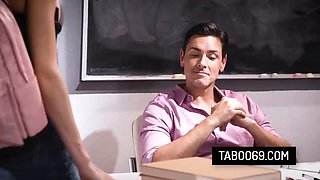 Perverted Teacher Ryan Driller Pounds Blonde Slut Kyler Quinns Tight Ass in First Wild Anal Slam