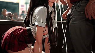 Sexy College Girl's First Concert Never Seems to End