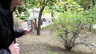 Publicsex euro slut flashing for cash