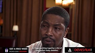 Cutie Wants Her Lesbian Pussy Fucked By Her Black Boss With Isiah Maxwell And Breezy Bri