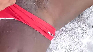 Big Saggy Boobs Ebony Cummed in Missionary
