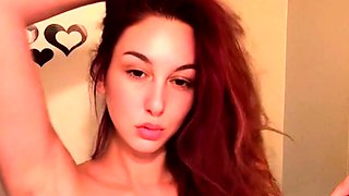 Great Big Boobs On Masturbating Redhead