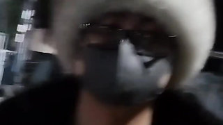 Dark night sissy walk