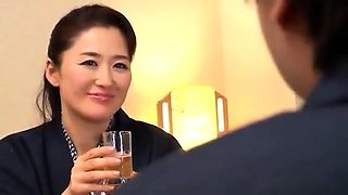 Lustful Oriental housewife has her lover banging her pussy