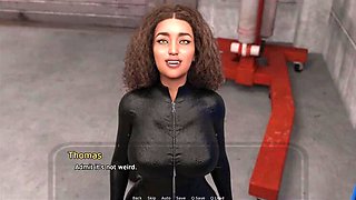 Pregnant Nun Gets a Handjob at Granny's House - 3D Hentai