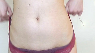 Trying 10 Pairs of Panties in Jy Naked White Ass