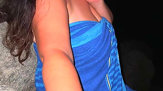 Stepmom Tease You on the Beach and Countdown