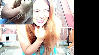 Swallowing a Toy of More Than 1 Meter on the Terrace of My House Double Camera