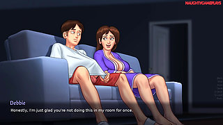 Summertime Saga part 33 By DarkCookie - Eating MILF Landlady's Huge Ass While She is in Her Bathroom