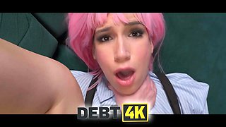 Debt4k. sexy debt bank check and activity \ud83c\udfa5