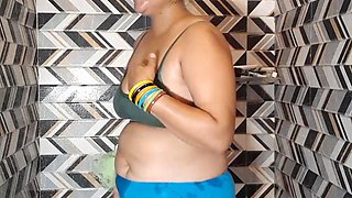 Desi Puja Bhabhi Bathroom Scene