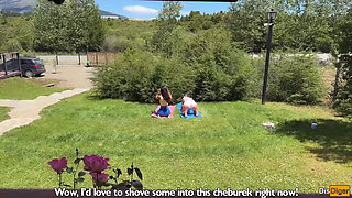 Two Fitness Babes Pay for Any Services Only with Their Pussies