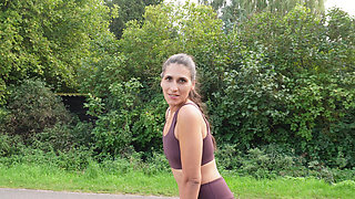 The Pakistani Jogger Wanted to Be Used Behind the Hay Bales