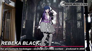 386-Backstage photoshoot Rebeka Black - Adult