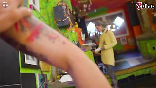 Anuskatzz Messes Up Her Tattoo and Gets Her Ass Filled