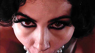 Valentina Nappi Is Lady Dimitrescu From Resident Evil, and She Uses Her Evil Power to Suck as Many Dicks as She Can.