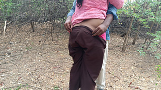 Housewife hot doggy in outdoor