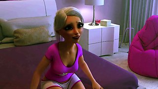 FUTA Erotic 3D Sex Animation (ENG Voices)