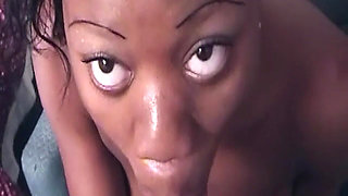 Mature MILF Drenches Big Cock in Sloppy Spit